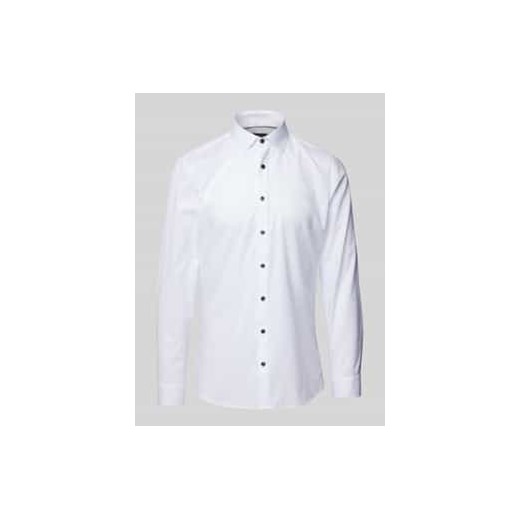Koszula biznesowa o kroju super slim fit z kołnierzykiem typu kent model ‘New York’ ze sklepu Peek&Cloppenburg  w kategorii Koszule męskie - zdjęcie 177820403