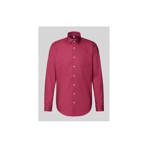 Koszula biznesowa o kroju regular fit z kołnierzykiem typu kent ze sklepu Peek&Cloppenburg  w kategorii Koszule męskie - zdjęcie 177820711