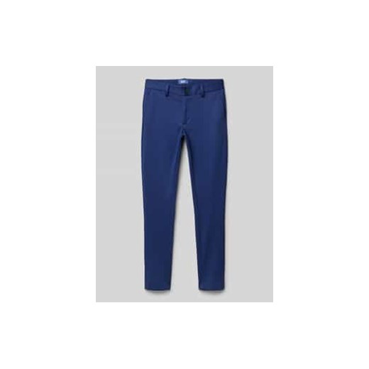 Chinosy o kroju slim fit z ozdobnymi szwami i dodatkiem wiskozy model ‘JAXON’ ze sklepu Peek&Cloppenburg  w kategorii Spodnie chłopięce - zdjęcie 177820764