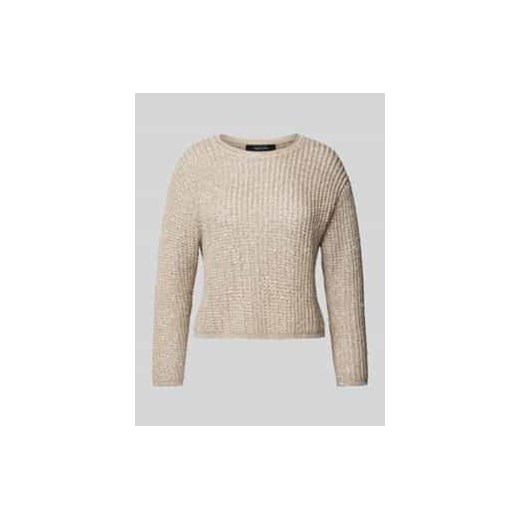 Sweter z dzianiny z dodatkiem wełny i cekinowym obszyciem ze sklepu Peek&Cloppenburg  w kategorii Swetry damskie - zdjęcie 177820954