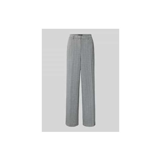 Spodnie do garnituru o kroju dad fit ze wzorem w jodełkę model ‘SILVA’ ze sklepu Peek&Cloppenburg  w kategorii Spodnie damskie - zdjęcie 177820990