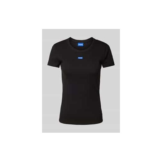 T-shirt z detalem z logo ze sklepu Peek&Cloppenburg  w kategorii Bluzki damskie - zdjęcie 177821070