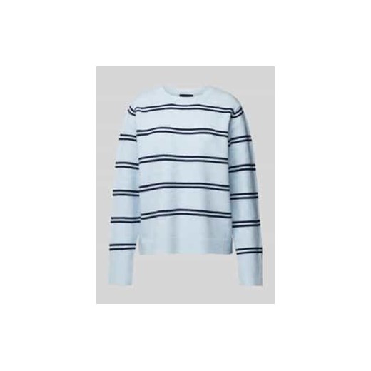 Sweter z dzianiny o kroju regular fit z wełny ze wzorem w paski model ‘OLIVIA’ ze sklepu Peek&Cloppenburg  w kategorii Swetry damskie - zdjęcie 177821174