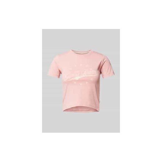 T-shirt krótki z nadrukiem z logo ze sklepu Peek&Cloppenburg  w kategorii Bluzki damskie - zdjęcie 177821281