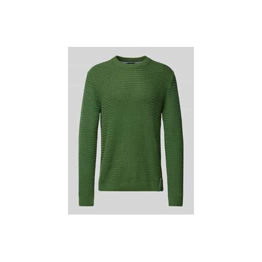 Sweter z dzianiny z okrągłym dekoltem model ‘Gerono’ ze sklepu Peek&Cloppenburg  w kategorii Swetry męskie - zdjęcie 177821382