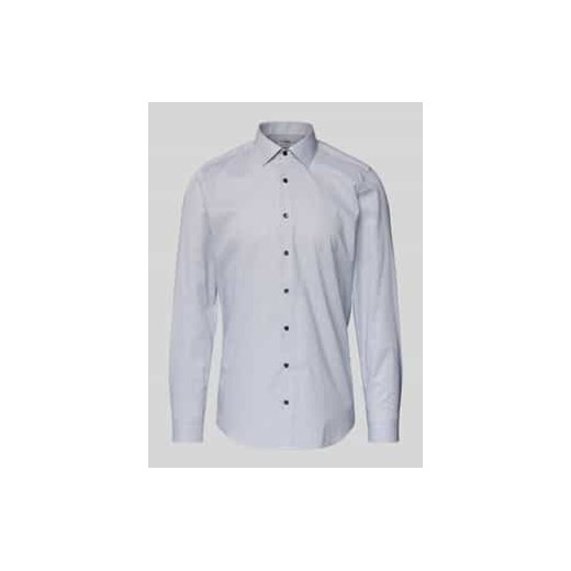 Koszula biznesowa o kroju body fit z kołnierzykiem typu kent  model ‘New York'’ ze sklepu Peek&Cloppenburg  w kategorii Koszule męskie - zdjęcie 177821604