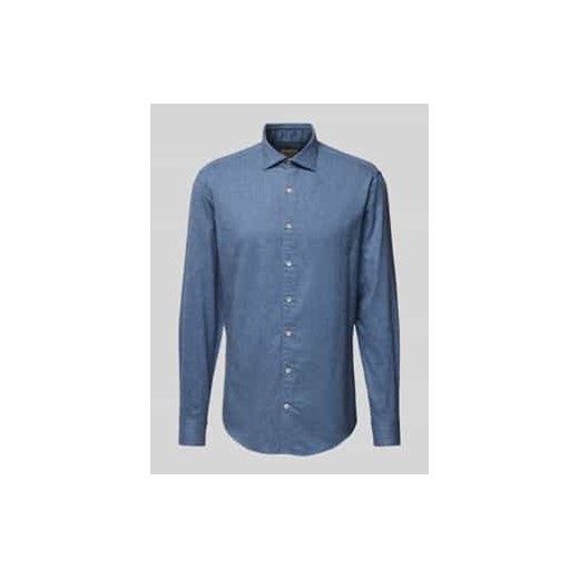 Koszula biznesowa o kroju slim fit z kołnierzykiem typu cutaway ze sklepu Peek&Cloppenburg  w kategorii Koszule męskie - zdjęcie 177821612