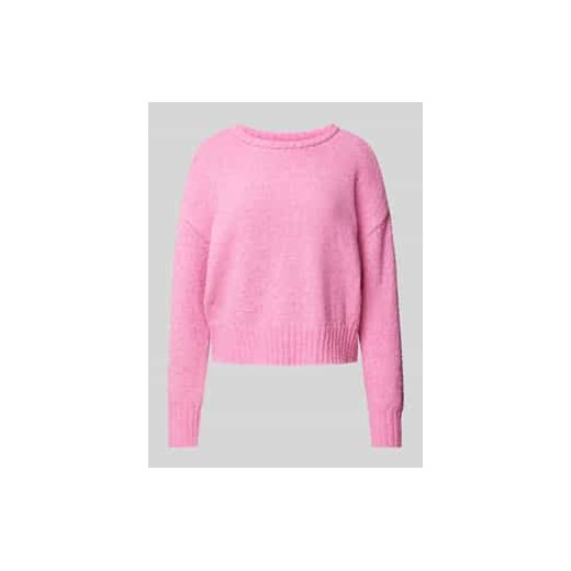 Sweter o luźnym kroju z dzianiny z miękką przędzą model ‘TERESA’ ze sklepu Peek&Cloppenburg  w kategorii Swetry damskie - zdjęcie 177821622