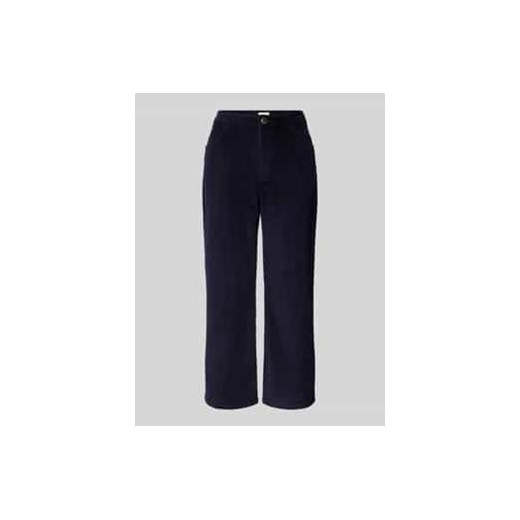 Kuloty o kroju regular fit ze sztruksu z szeroką nogawką ze sklepu Peek&Cloppenburg  w kategorii Spodnie damskie - zdjęcie 177821752
