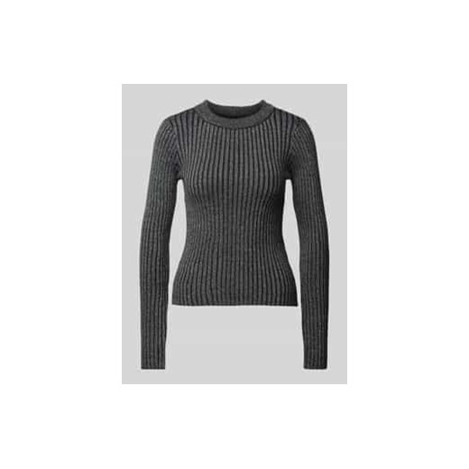 Bluzka z długim rękawem o kroju slim fit z dzianiny z wiskozy model ‘CHRISTA’ ze sklepu Peek&Cloppenburg  w kategorii Bluzki damskie - zdjęcie 177821903