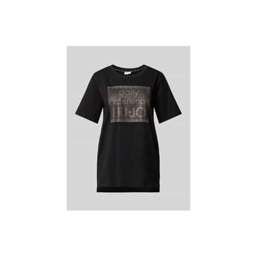 T-shirt zdobiony kamieniami ze sklepu Peek&Cloppenburg  w kategorii Bluzki damskie - zdjęcie 177822171