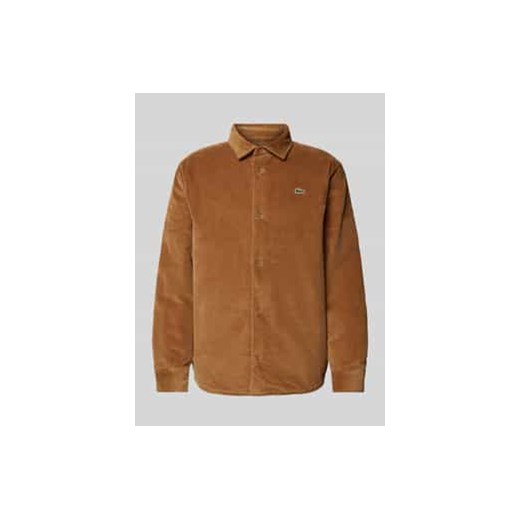 Koszula sztruksowa o kroju regular fit z naszywką z logo model ‘CORDUROY’ ze sklepu Peek&Cloppenburg  w kategorii Koszule męskie - zdjęcie 177822172