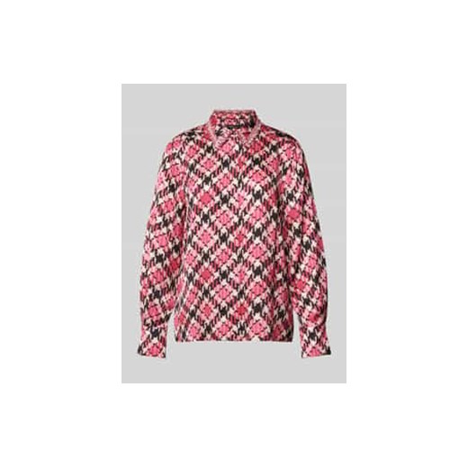 Bluzka o kroju regular fit z wykładanym kołnierzem ze sklepu Peek&Cloppenburg  w kategorii Koszule damskie - zdjęcie 177822293