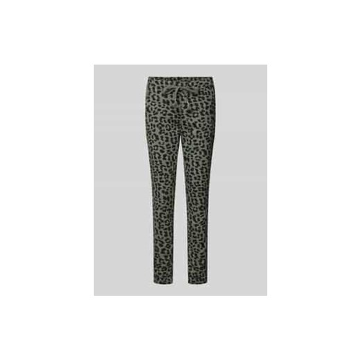 Spodnie materiałowe o kroju skinny fit z tunelem ze sklepu Peek&Cloppenburg  w kategorii Spodnie damskie - zdjęcie 177822431