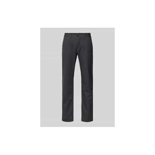 Chinosy o kroju slim fit z fakturowanym wzorem ze sklepu Peek&Cloppenburg  w kategorii Spodnie męskie - zdjęcie 177822602