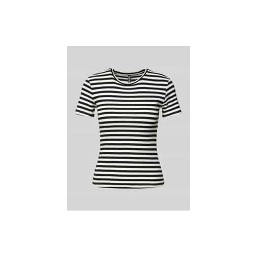 T-shirt z prążkowaniem model ‘RUKA’ ze sklepu Peek&Cloppenburg  w kategorii Bluzki damskie - zdjęcie 177822682
