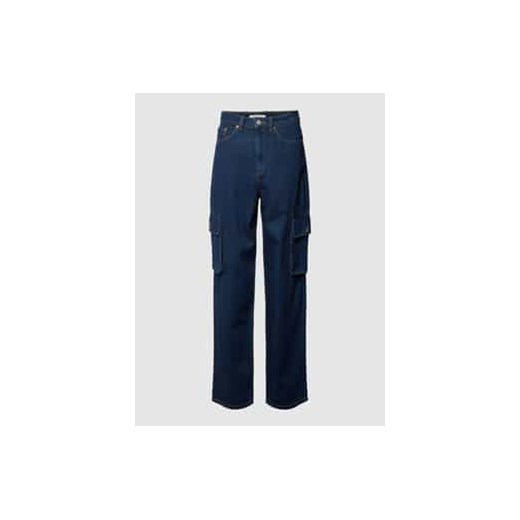 Jeansy o kroju baggy fit z kieszeniami cargo ze sklepu Peek&Cloppenburg  w kategorii Jeansy damskie - zdjęcie 177822804