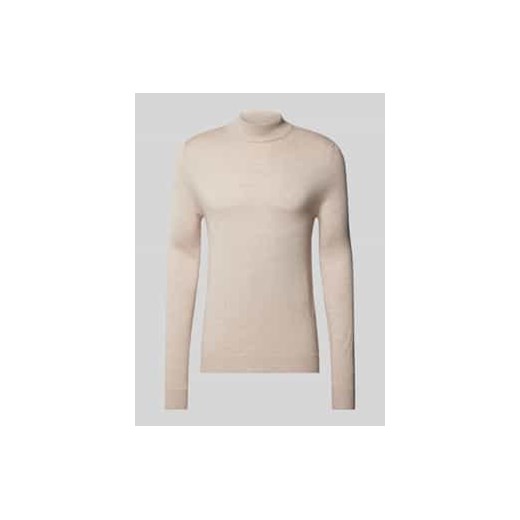 Sweter z dzianiny z golfem ze sklepu Peek&Cloppenburg  w kategorii Swetry męskie - zdjęcie 177823020