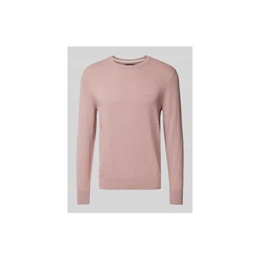 Sweter o luźnym kroju z okrągłym dekoltem ze sklepu Peek&Cloppenburg  w kategorii Swetry męskie - zdjęcie 177823093
