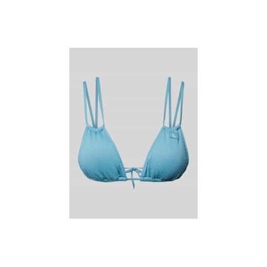 Top bikini z fakturowanym wzorem model ‘TRIANGLE’ ze sklepu Peek&Cloppenburg  w kategorii Stroje kąpielowe - zdjęcie 177823141