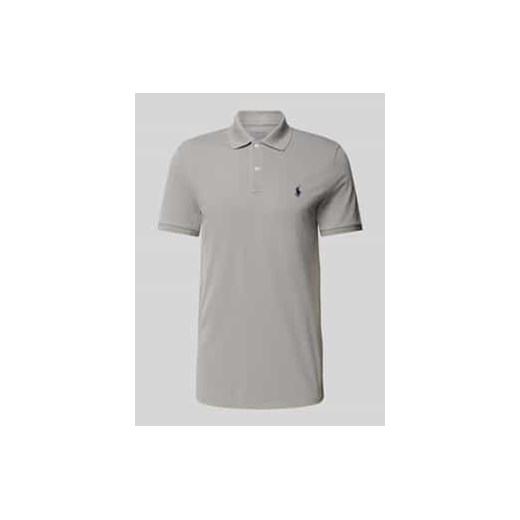 Koszulka polo o kroju tailored fit z wyhaftowanym logo ze sklepu Peek&Cloppenburg  w kategorii T-shirty męskie - zdjęcie 177823203