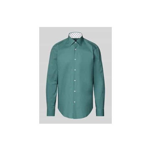 Koszula biznesowa o kroju regular fit z listwą guzikową ze sklepu Peek&Cloppenburg  w kategorii Koszule męskie - zdjęcie 177823431