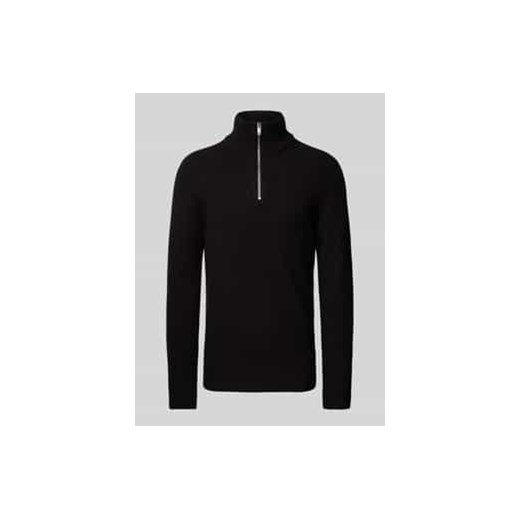 Sweter z dzianiny z kołnierzem model ‘Blimey’ ze sklepu Peek&Cloppenburg  w kategorii Swetry męskie - zdjęcie 177823554