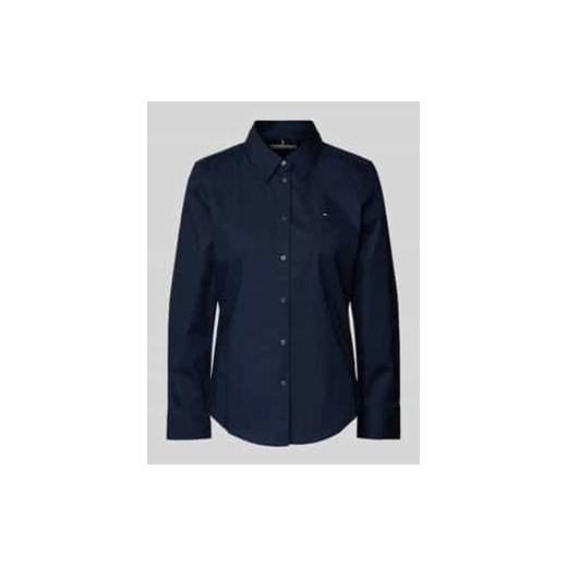 Bluzka koszulowa o kroju regular fit z wyhaftowanym logo ze sklepu Peek&Cloppenburg  w kategorii Koszule damskie - zdjęcie 177823594