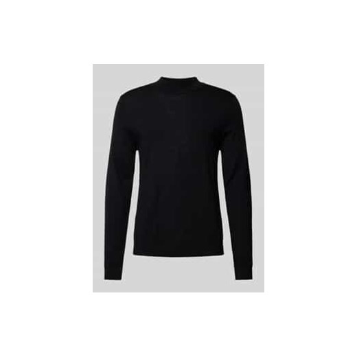 Sweter z dzianiny ze stójką model ‘TRAY’ ze sklepu Peek&Cloppenburg  w kategorii Swetry męskie - zdjęcie 177823814