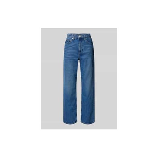 Jeansy o kroju slim straight fit z 5 kieszeniami model ‘LAYLA’ ze sklepu Peek&Cloppenburg  w kategorii Jeansy damskie - zdjęcie 177823833
