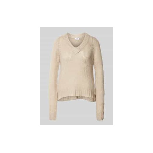 Sweter z dzianiny z fakturowanym wzorem model ‘Nicolinna’ ze sklepu Peek&Cloppenburg  w kategorii Swetry damskie - zdjęcie 177824020