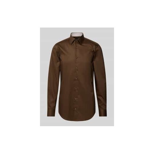Koszula biznesowa o kroju slim fit z czystej bawełny ze sklepu Peek&Cloppenburg  w kategorii Koszule męskie - zdjęcie 177824161