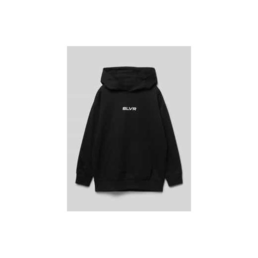 Bluza o kroju comfort fit z kapturem,kieszenią kangurką i nadrukiem z logo ze sklepu Peek&Cloppenburg  w kategorii Bluzy chłopięce - zdjęcie 177824173