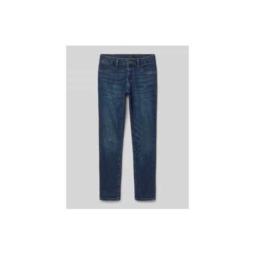Jeansy o kroju regular fit z detalem z logo model ‘AUBRIE’ ze sklepu Peek&Cloppenburg  w kategorii Spodnie dziewczęce - zdjęcie 177824181