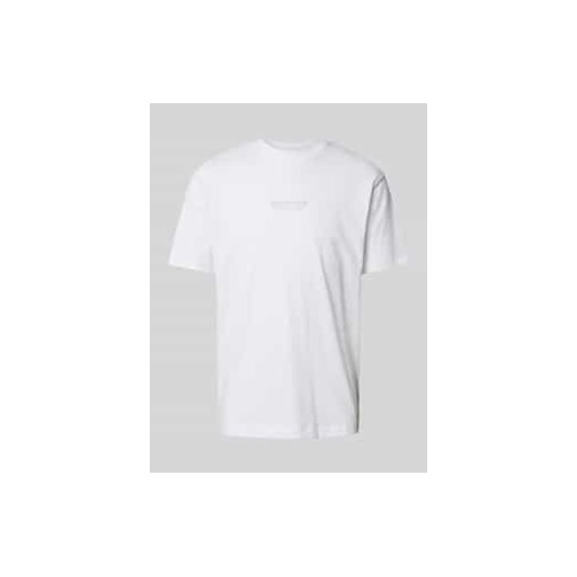 T-shirt o kroju relaxed fit z czystej bawełny ze sklepu Peek&Cloppenburg  w kategorii T-shirty męskie - zdjęcie 177824363