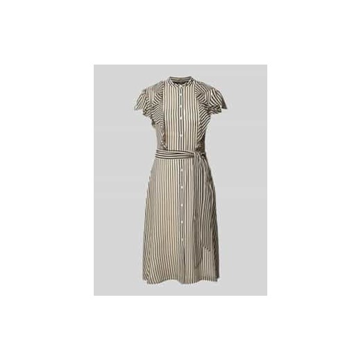 Sukienka midi z listwą guzikową model ‘TAWRENNA’ ze sklepu Peek&Cloppenburg  w kategorii Sukienki - zdjęcie 177824372