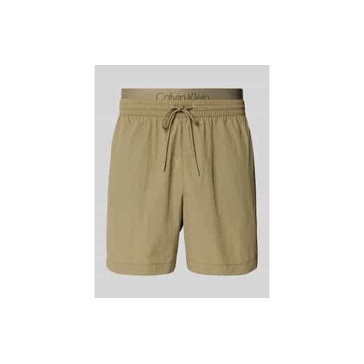 Spodenki kąpielowe o kroju regular fit z efektem dwóch warstw ze sklepu Peek&Cloppenburg  w kategorii Kąpielówki - zdjęcie 177824412