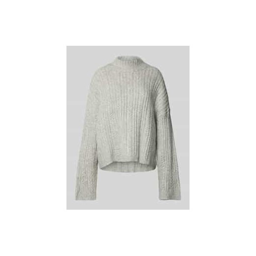 Sweter z dzianiny ze ściegiem warkoczowym model ‘MYLLE’ ze sklepu Peek&Cloppenburg  w kategorii Swetry damskie - zdjęcie 177824451