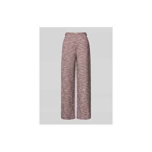 Spodnie z szeroką nogawką z imitacji skóry model ‘KATE’ ze sklepu Peek&Cloppenburg  w kategorii Spodnie damskie - zdjęcie 177824821