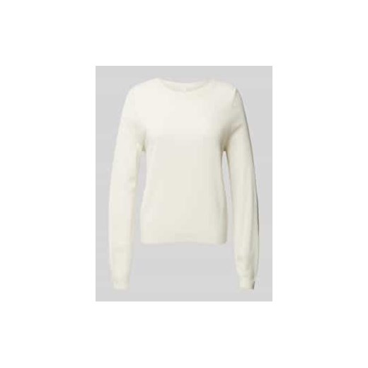 Sweter z dzianiny z bufiastymi rękawami ze sklepu Peek&Cloppenburg  w kategorii Swetry damskie - zdjęcie 177825002