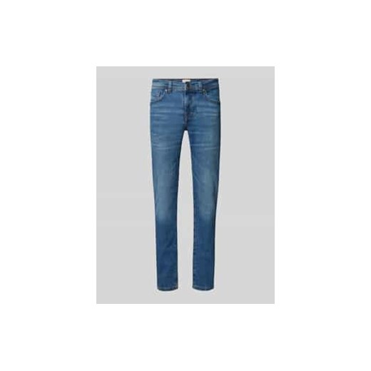 Jeansy o kroju slim fit z 5 kieszeniami ze sklepu Peek&Cloppenburg  w kategorii Jeansy męskie - zdjęcie 177825032