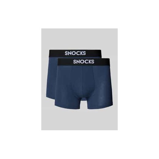Obcisłe bokserki z elastycznym paskiem z logo w zestawie 2 szt ze sklepu Peek&Cloppenburg  w kategorii Majtki męskie - zdjęcie 177825034
