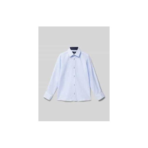 Koszula o kroju slim fit z kołnierzykiem typu kent ze sklepu Peek&Cloppenburg  w kategorii Koszule chłopięce - zdjęcie 177825182