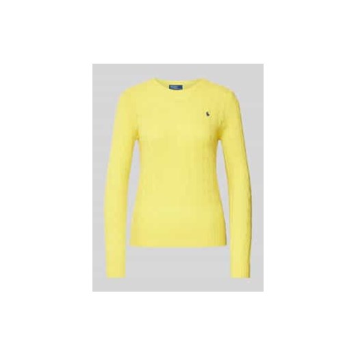 Sweter ze ściegiem warkoczowym model ‘JULIANNA’ ze sklepu Peek&Cloppenburg  w kategorii Swetry damskie - zdjęcie 177825220