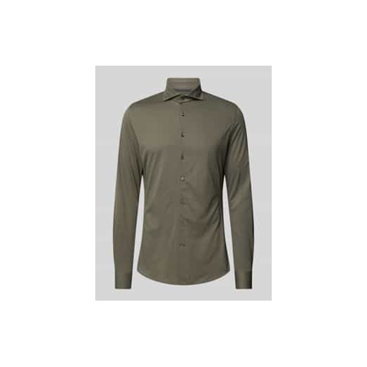 Koszula biznesowa o kroju regular fit z kołnierzykiem typu cutaway ze sklepu Peek&Cloppenburg  w kategorii Koszule męskie - zdjęcie 177825433