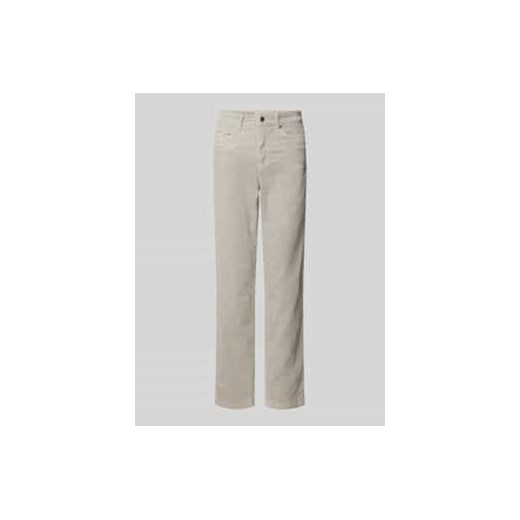 Spodnie o kroju regular fit z lamowanymi kieszeniami model ‘PEARLIE’ ze sklepu Peek&Cloppenburg  w kategorii Spodnie damskie - zdjęcie 177825490