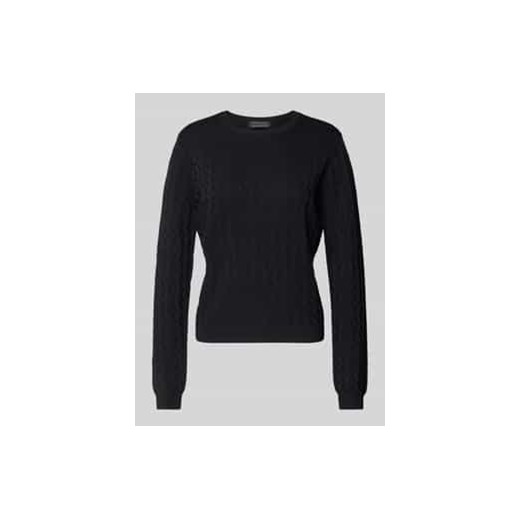 Sweter z dzianiny z fakturowanym wzorem ze sklepu Peek&Cloppenburg  w kategorii Swetry damskie - zdjęcie 177825502