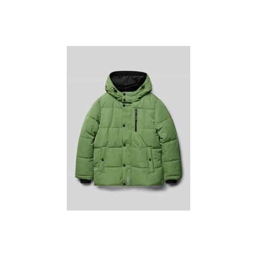 Kurtka pikowana o kroju regular fit z kapturem i regulowanym dołem ze sklepu Peek&Cloppenburg  w kategorii Kurtki chłopięce - zdjęcie 177825602