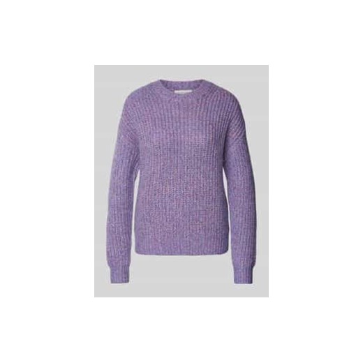 Sweter z dzianiny z okrągłym dekoltem ze sklepu Peek&Cloppenburg  w kategorii Swetry damskie - zdjęcie 177825704