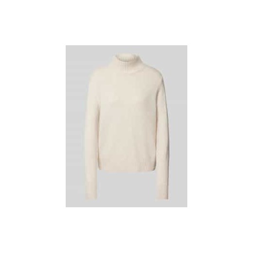 Sweter z dzianiny z prążkowanymi wykończeniami ze sklepu Peek&Cloppenburg  w kategorii Swetry damskie - zdjęcie 177825942